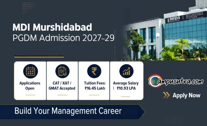 MDI Murshidabad PGDM Admission