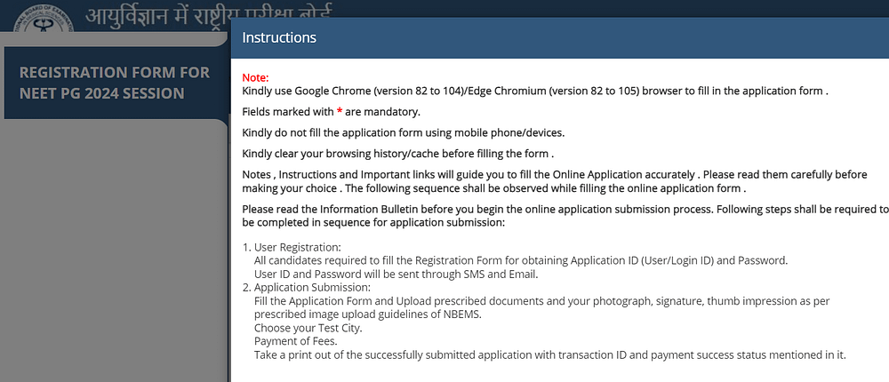 NEET PG 2024 Registration process begins NEET PG Exam 2024