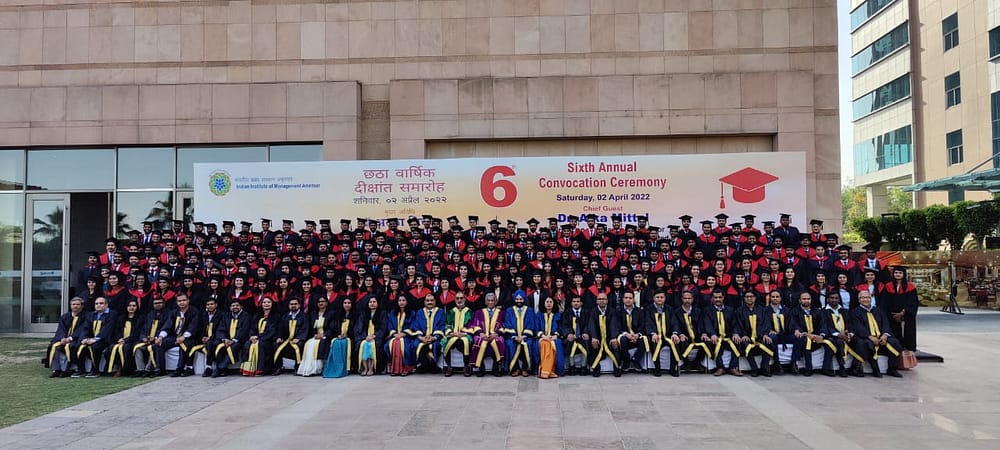 212 Students Awarded MBA Degrees in 6th Convocation of IIM Amritsar 6th Convocation of IIM Amritsar