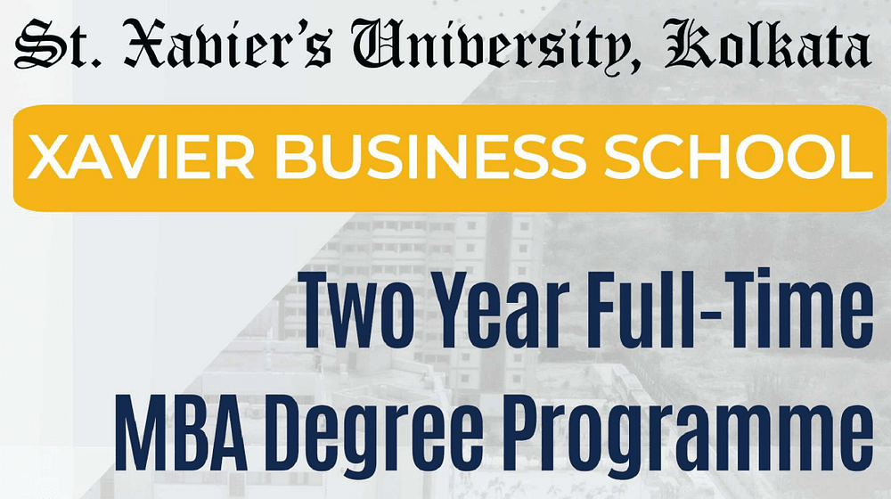 Xavier Business school MBA Admission 2024 XBS Admission