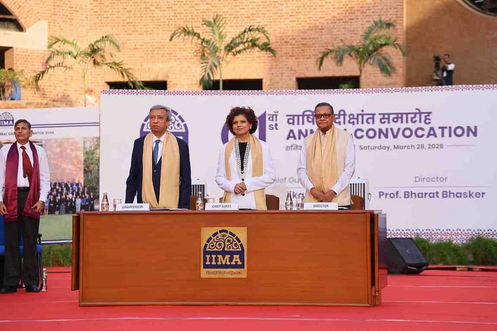 IIM Ahmedabad awards 629 degrees to students at its 61st Convocation IIM A convocations 2026