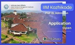 IIM Kozhikode PGP BL Admission 2024 IIM Kozhikode PGP BL Admission