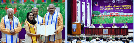 IIT Dhanbad conducted its 43rd Annual Convocation with Vice President Dhankar as Chief Guest