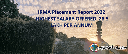 PGDM Rural Management – IRMA Placement 2022 IRMA Placement 2022