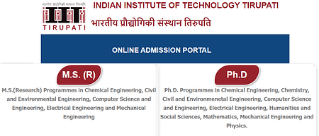 PhD Admission 2023 at IIT Tirupati PhD Admission 2023
