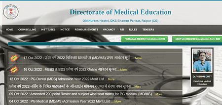 Chhattisgarh NEET UG Counselling 2022 Registration Begins neet ug