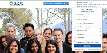 SRM University Admission 2023. MBA SRMJEEM Test SRM MBA Admission
