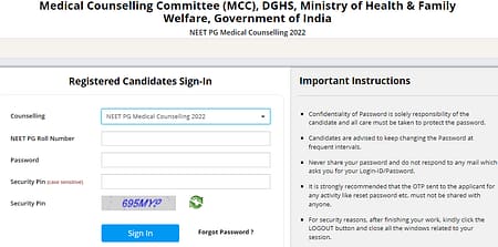 NEET PG Counselling 2022: Round 2 result declared NEET PG Counselling 2022