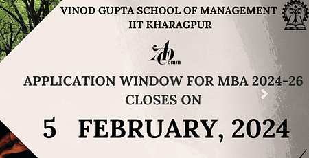 VGSOM IIT Admission 2024. MBA Placements and Seat