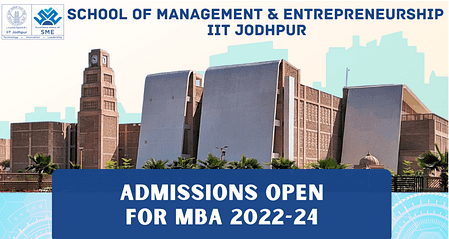 IIT Jodhpur MBA Admission 2022 IIT Jodhpur MBA Admission