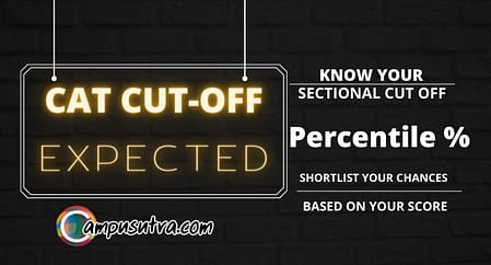 CAT Cut off Expected: Score vs Percentile cat cut off