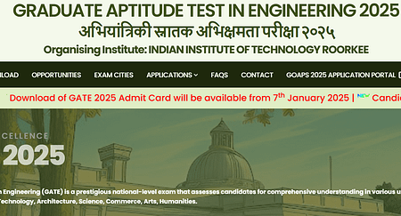 GATE 2025 Admit card Postpone, Now released on Jan 7 GATE Admit card