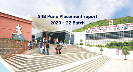 SIIB Pune MBA Placement Report 2022 SIIB Pune Placement