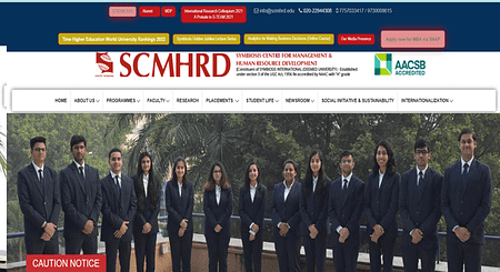 SCMHRD MBA Admission 2023 SCMHRD Pune MBA Admission