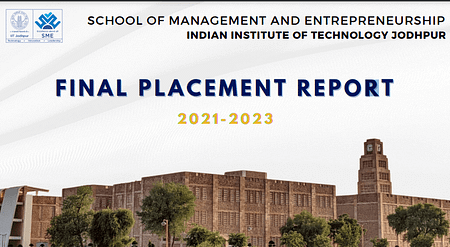 IIT Jodhpur Placements 2023. MBA Placements Reports IIT Jodhpur placements