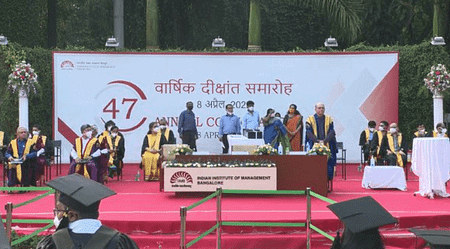 IIM Bangalore Celebrates 47th convocation in Campus IIM B Convocation