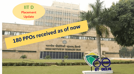 IIT Delhi placement Update. 180 PPOs received as of now IIT Delhi Placement