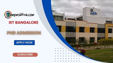 IIIT Bangalore PhD Admissions 2024 IIIT B PhD Admissions
