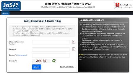 2nd Mock (Purely Indicative) Allotment Details JOSAA 2022 JoSAA Counselling 2022