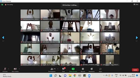 IIM Amritsar Celebrates International Yoga Day Shirts