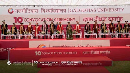 Galgotias University Holds 10th Convocation Ceremony galgotia convocations