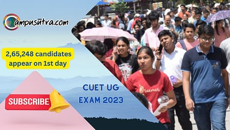 CUET UG 2023, 1st Day Exam Concluded CUET UG Exam