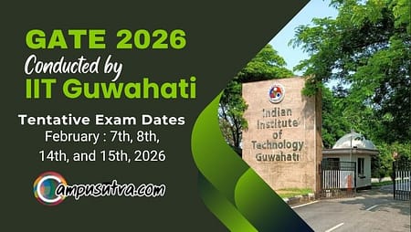 GATE 2026 Application Correction Begins GATE 2026