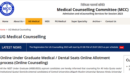 NEET UG 2023 Counselling: Choice-filling against round 1 begins NEET UG 2023 Counselling