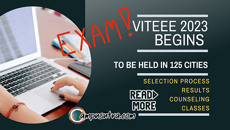 VIT engineering entrance exam (VITEEE 2023) begins in 125 cities viteee