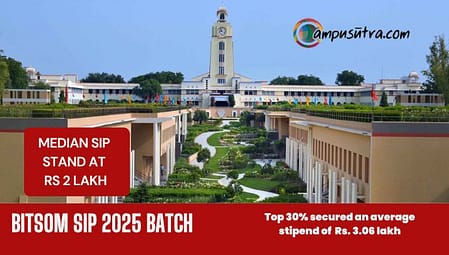 BITSoM : Summer Internship for MBA Batch 2025 BITSOM SIP 2025