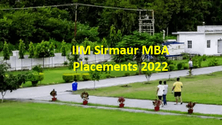 IIM Sirmaur Final Placements MBA Batch 2022 IIM Sirmaur Placements