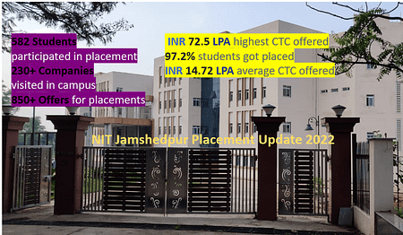 NIT Jamshedpur Placement 2022. Highest Salary offered 72.5 LPA NIT Jamshedpur placement 2022