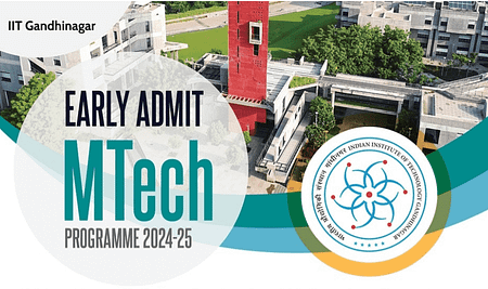IIT Gandhinagar admission 2024, Early Admit MTech M Tech admission