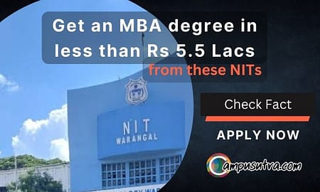 Get your MBA in less Rs. 5.5 Lakhs from these 12 NITs MBA NITs