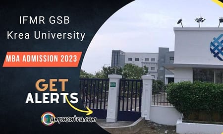 IFMR GSB MBA Application Form 2023. Admission Open IFMR GSB MBA Applications