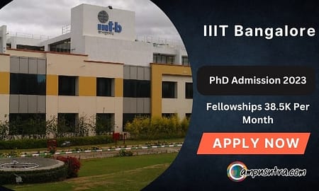 IIIT Bangalore Opens PhD Admission 2023. Apply Now IIIT Bangalore Phd Admissions