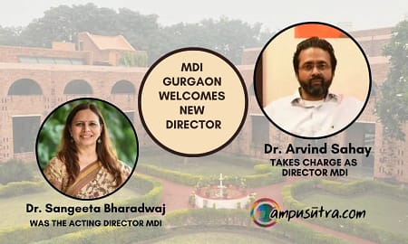Dr. Arvind Sahay takes charge as the Director of MDI MDI Gurgaon