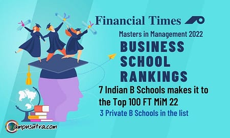 7 Indian B Schools rank in top 100 FT MIM Ranking 2022 Masters in Management