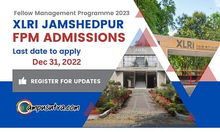 XLRI FPM Admission 2023. Apply Now for PhD Programme XLRI FPM Admission