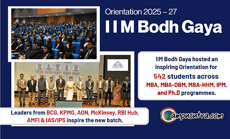 Leaders from industry, government and academia converge at IIM Bodh Gaya IIM Bodh gaya