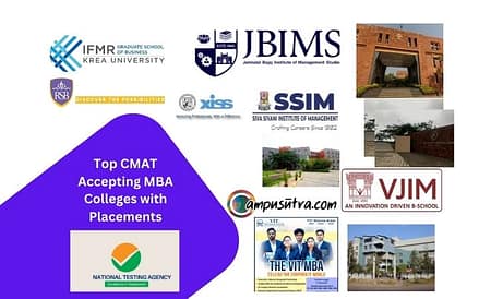 CMAT Accepting Top MBA Colleges and Average Salary NTA