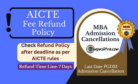 AICTE Fee Refund Policy