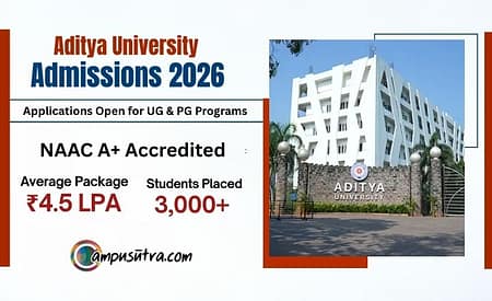 Aditya University Entrance Exam 2026. Application Open for B Tech, MBA Aditya University