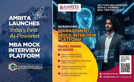 Amrita Launches AI-Powered Management Mock Interview Platform for MBA Aspirants MBA Aspirants
