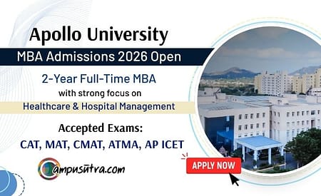 SOM Apollo University MBA Admission 2026, Apply online SOM Apollo University MBA Admission 2026