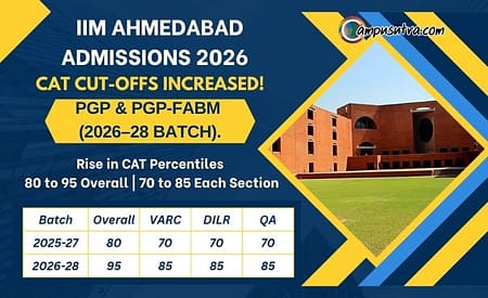 IIM Ahmedabad Admissions 2026 | CAT Cut-Offs Increased IIM Ahmedabad