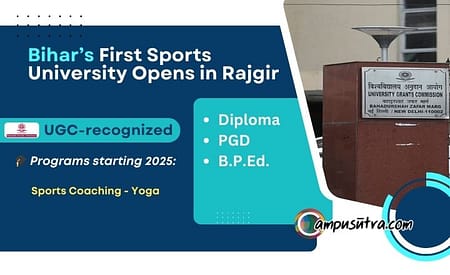 UGC recognition granted to Bihar’s first sports university First Sports University