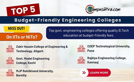 Top 5 Budget-Friendly Engineering Colleges Low fee Engineering