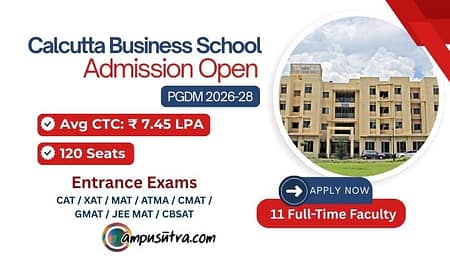 Calcutta Business School Admission 2026. Apply Online Calcutta Business School Admission 2026