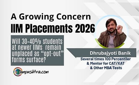 Trends in some IIM Placements 2026 Raising Concerns Dhrubajyoti Banik